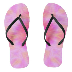 Pink Flare Flip Flops