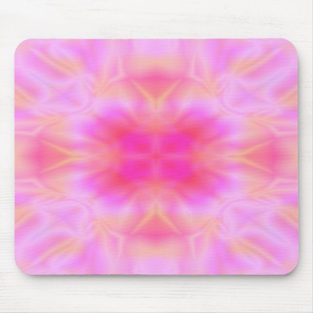 Pink Flare Mouse Mat (Front)
