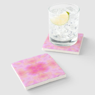 Pink Flare Stone Coaster