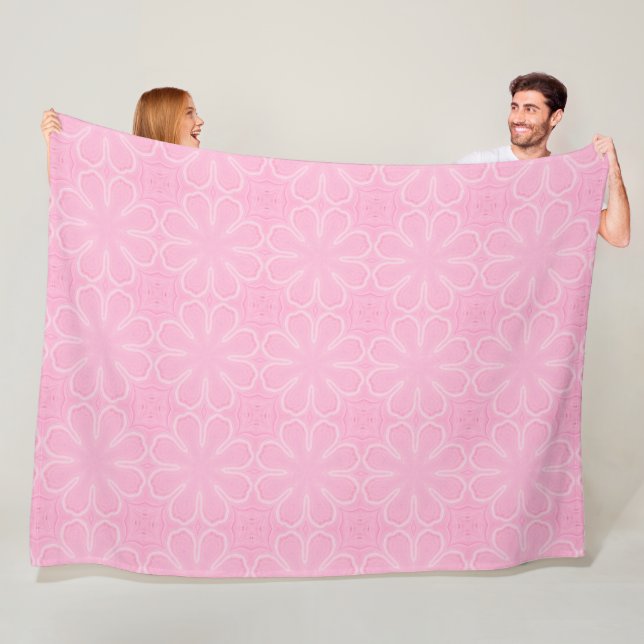 Pink Fleece Blanket (In Situ)