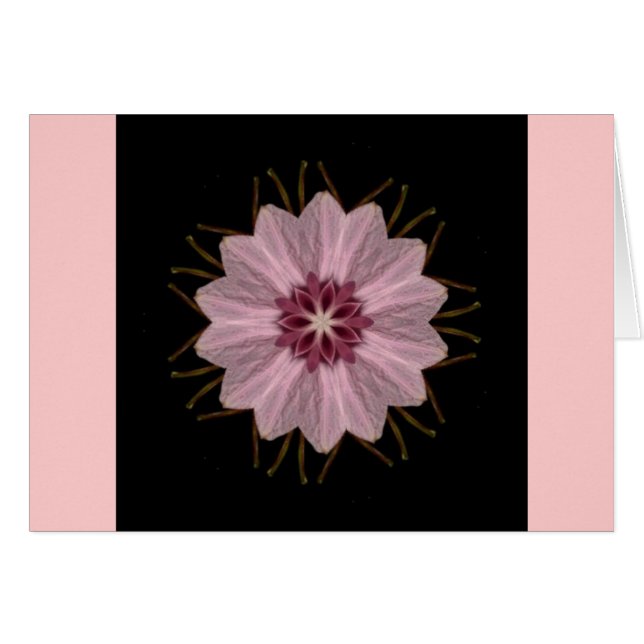 Pink Floral Abstract (Front Horizontal)