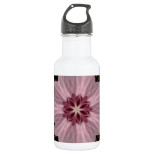 Pink Floral Abstract 532 Ml Water Bottle