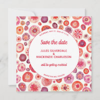 Pink Floral Abstract Pattern
