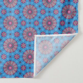 Pink Floral Art Tapestry