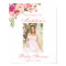 Pink Floral Baby Shower Welcome Photo