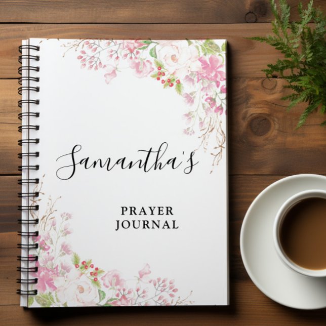 Pink floral  Bible Verse  Journal (Creator Uploaded)