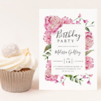 Pink Floral Birthday Party
