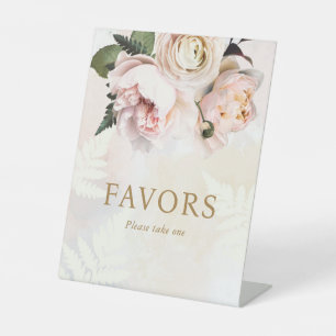 Pink Floral Bridal Shower Favour Sign