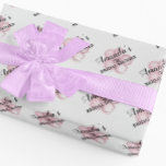 Pink Floral Bridal shower  Wrapping Paper<br><div class="desc">Add a touch of elegance and personal charm to your bridal shower gifts with our Personalised Bridal Shower Pink Floral Wrapping Paper. This exquisite wrapping paper is designed to celebrate the joyous occasion of a bridal shower, featuring delicate floral patterns in lovely shades of pink that exude romance and sophistication....</div>