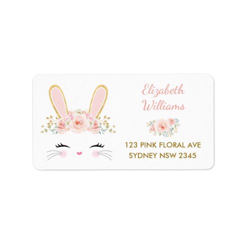 Bunny Return Address Labels | Zazzle.co.uk
