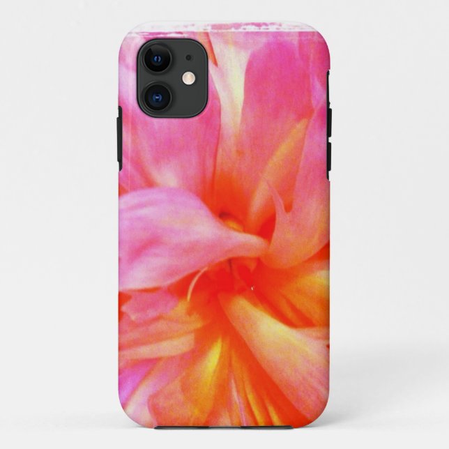 Pink Floral Case-Mate iPhone Case (Back)