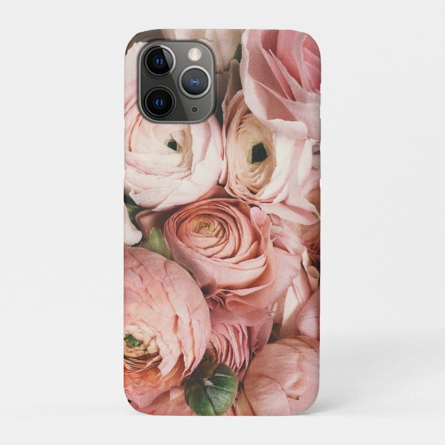 Pink Floral Case-Mate iPhone Case (Back)