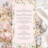 Pink Floral Chinoiserie Wedding