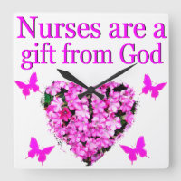 PINK FLORAL CHRISTIAN NURSE DESIGN