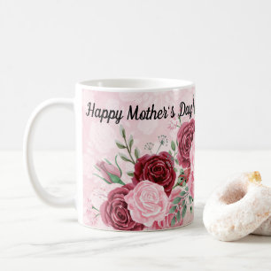 Pink Floral Coffee Mug