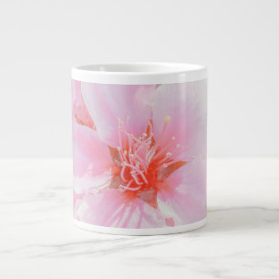 Pink Floral Coffee Mug   Cute Pink Flowers Ceramic
