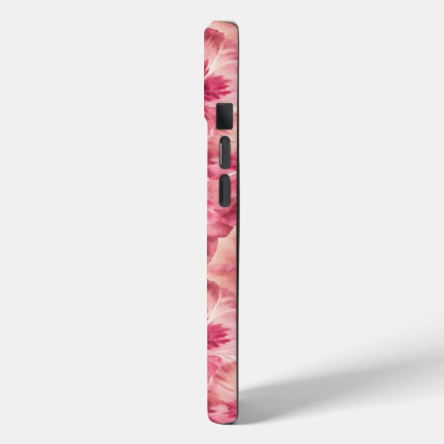 Pink Floral Coquette Case-Mate iPhone Case (Back / Left)