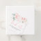 Pink Floral Elegant Thank You Favour Tags