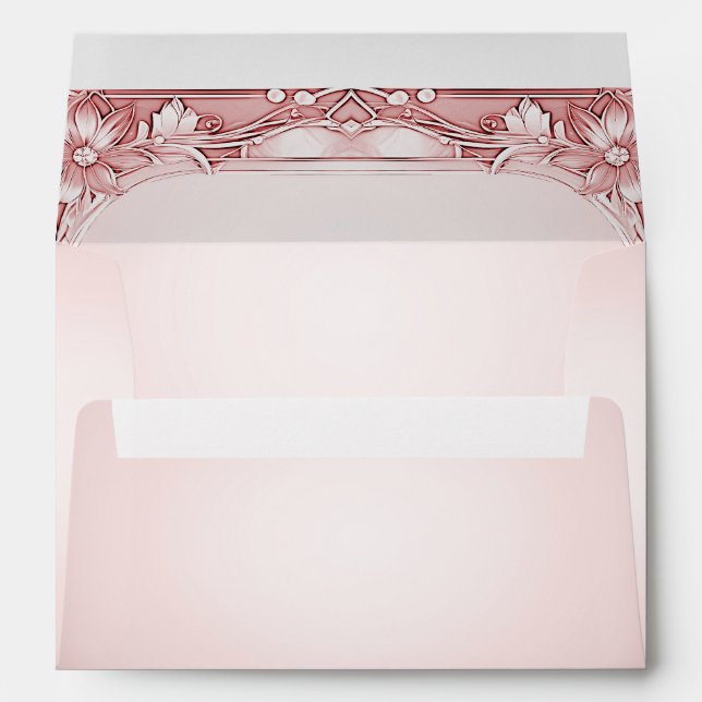 Pink Floral Envelope (Back (Bottom))