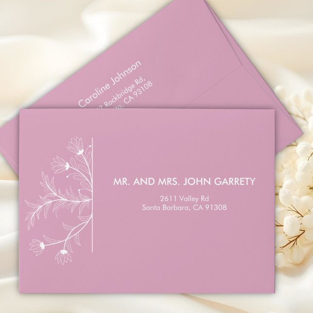 Pink Floral  Envelope (Creator Uploaded)