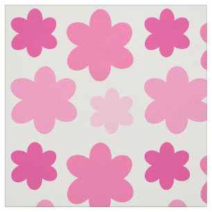 Pink Floral Flower Fabric