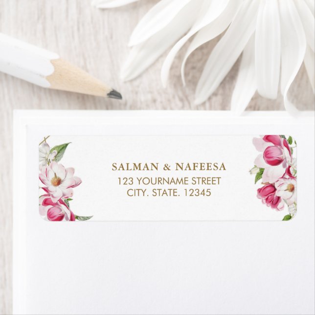 Pink Floral Gold Wedding (Insitu)