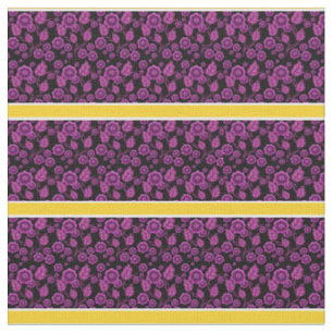 Pink floral-gold/white stripe - black/chose colour fabric