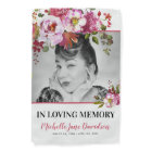 Pink Floral Grave Site Photo