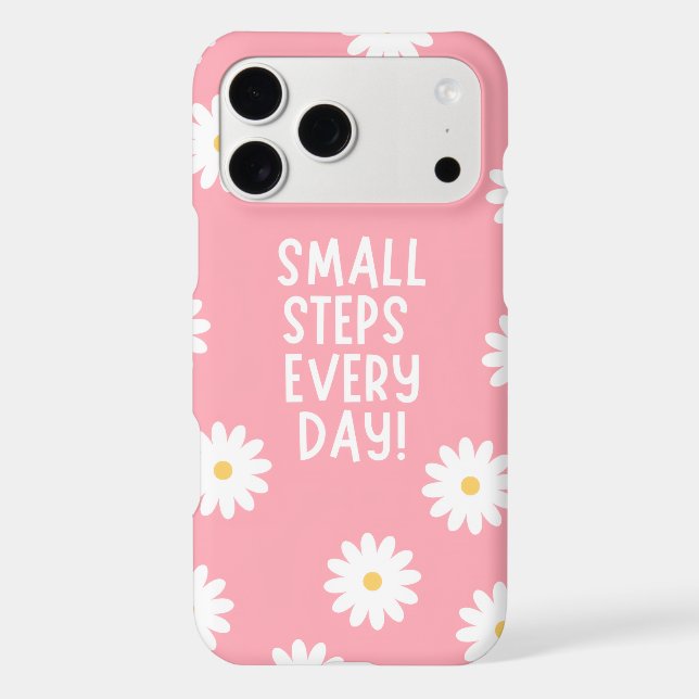 Pink Floral Inspiration – Small Steps Every Day (Back)