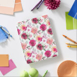 Pink Floral iPad Smart Case Cover<br><div class="desc">============ ABOUT THIS DESIGN ============ Shades of pink flowers and leaves pattern on your iPad cover makes a stunning fashion statement. ADD your name, your initial, any wording or add photo to customise for yourself or give as a gift. MATCHING iPhone case available. Perfect for a birthday gift, business anniversary...</div>