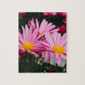 pink floral  jigsaw puzzle