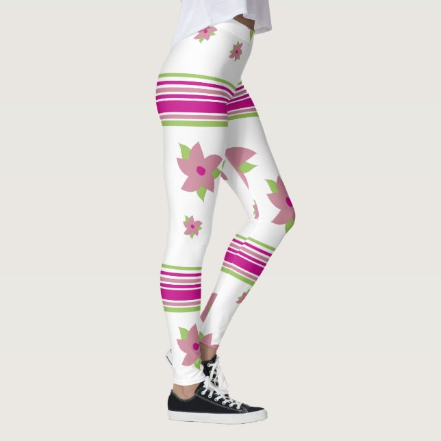 Pink Floral Leggings (Right)