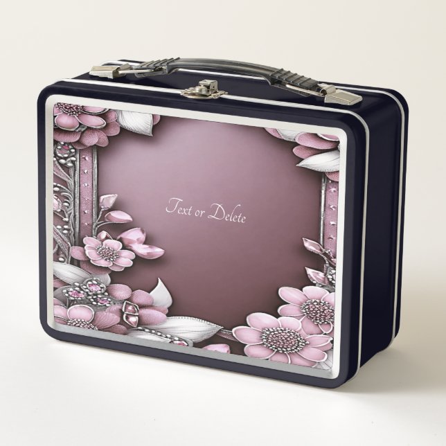 Pink Floral Lunchbox (Front)
