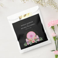 Pink Floral Mandala Crystals Metaphysical Wedding
