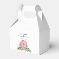 Pink Floral Mandala Crystals Metaphysical Wedding
