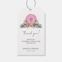 Pink Floral Mandala Crystals Metaphysical Wedding