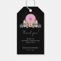 Pink Floral Mandala Crystals Metaphysical Wedding