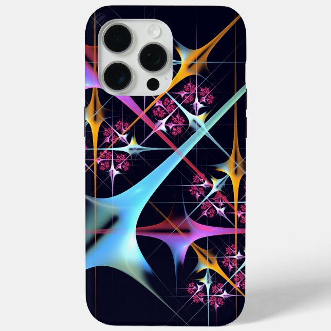 Pink Floral Modern Abstract Art Colour Pattern #01 Case-Mate iPhone Case (Back)
