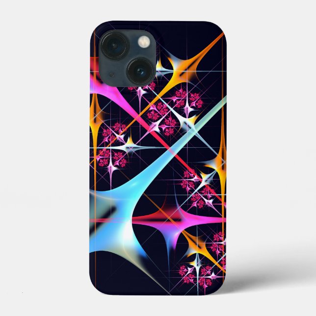 Pink Floral Modern Abstract Art Colour Pattern #01 Case-Mate iPhone Case (Back)