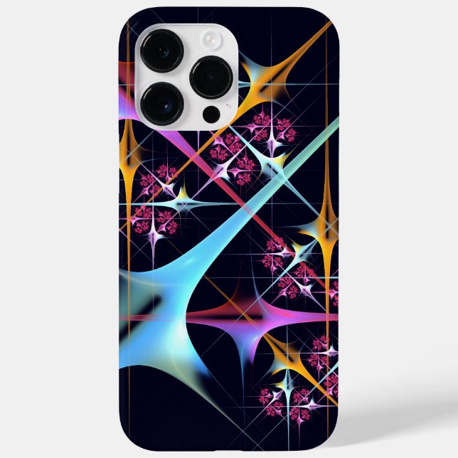 Pink Floral Modern Abstract Art Colour Pattern #01 Case-Mate iPhone Case (Back)