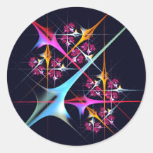 Pink Floral Modern Abstract Art Colour Pattern #01