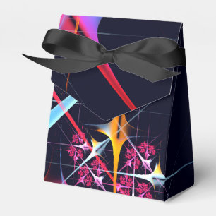 Pink Floral Modern Abstract Art Colour Pattern #01 Favour Box