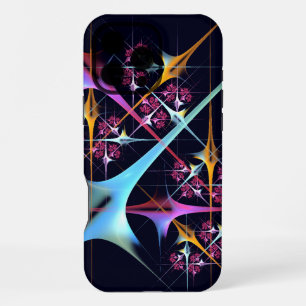 Pink Floral Modern Abstract Art Colour Pattern #01 iPhone 16 Pro Max Case