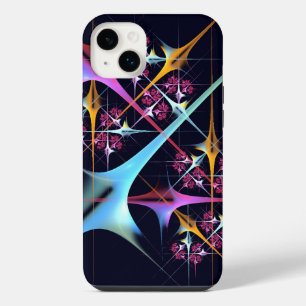 Pink Floral Modern Abstract Art Colour Pattern #01 iPhone 14 Plus Case