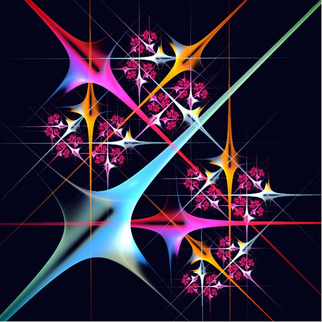 Pink Floral Modern Abstract Art Colour Pattern #01 Standing Photo Sculpture (Front)