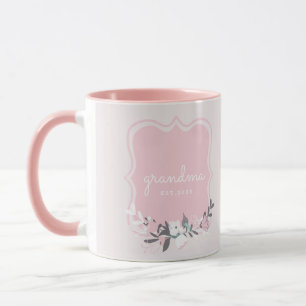 Pink Floral Mother’s Day Gift Grandma Mug