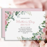 Pink Floral Mother's Day Brunch
