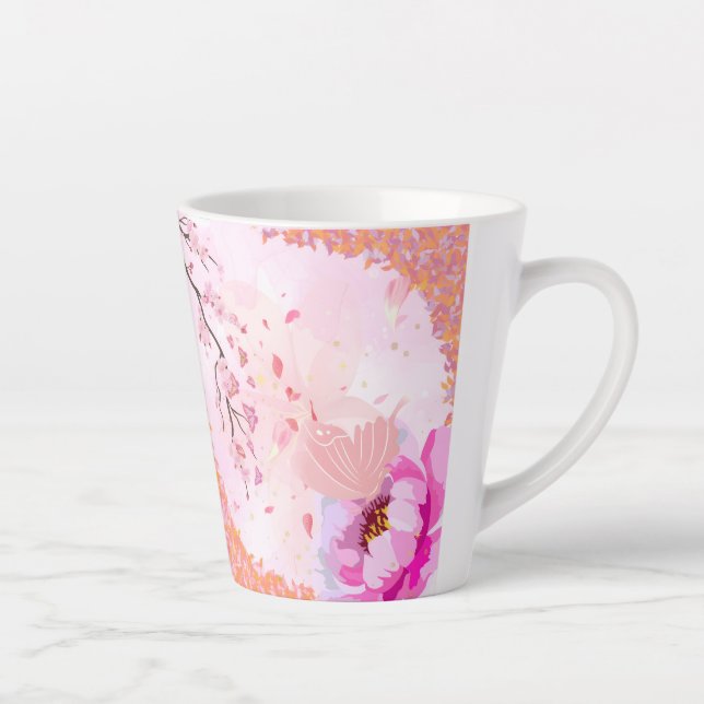 Pink Floral Mug (Right)