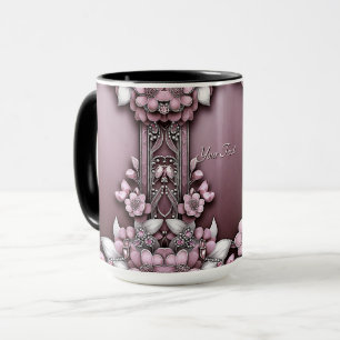 Pink Floral Mug