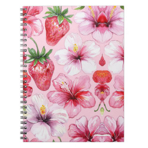 Pink Floral Notebook